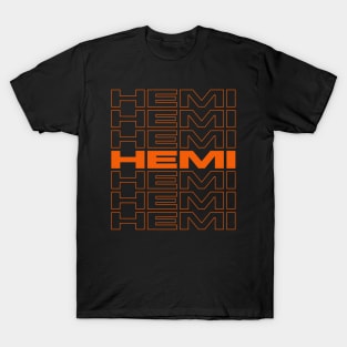 Mopar Hemi Repeat - Mopar orange T-Shirt